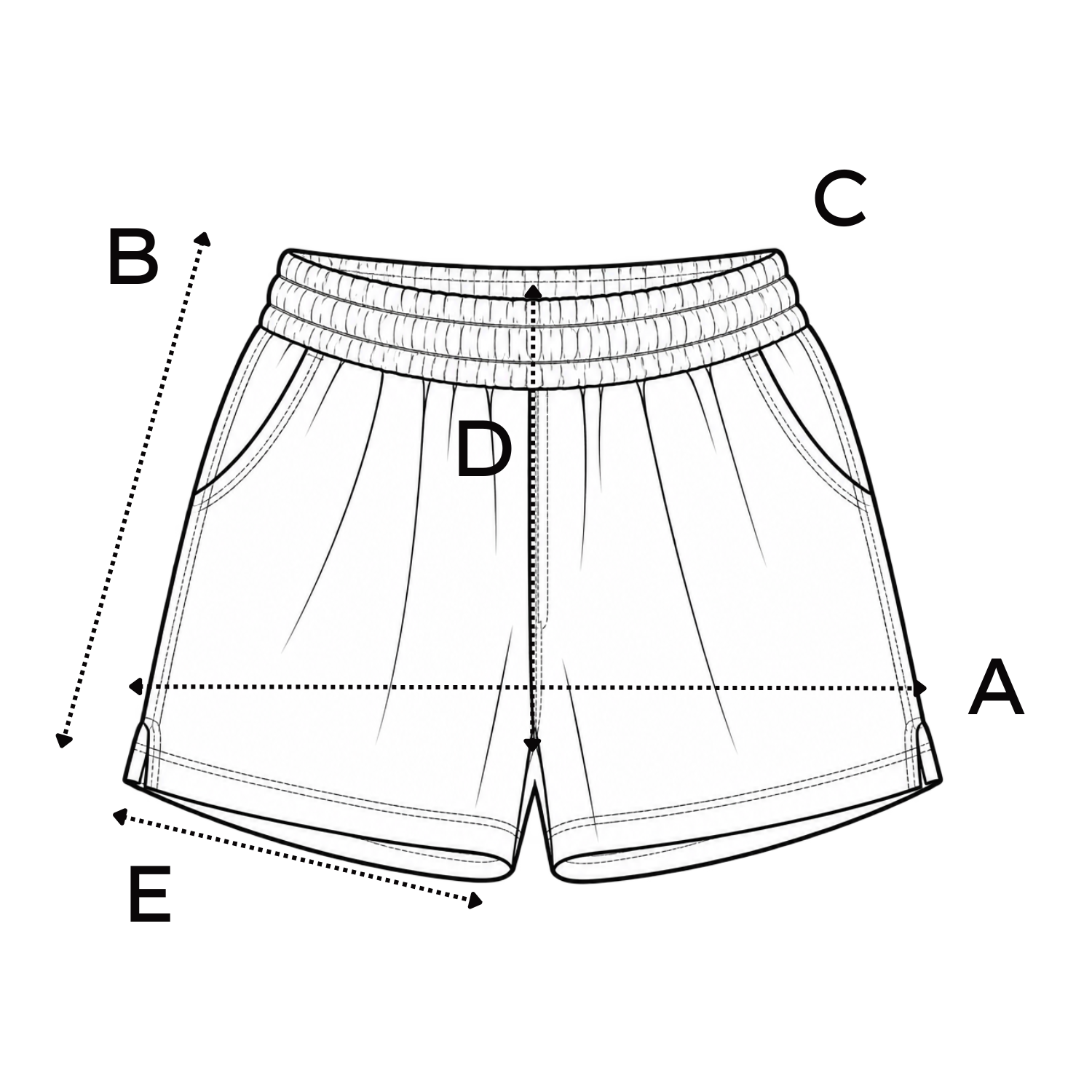C&oacute;mo medir el short del Conjunto Moka
